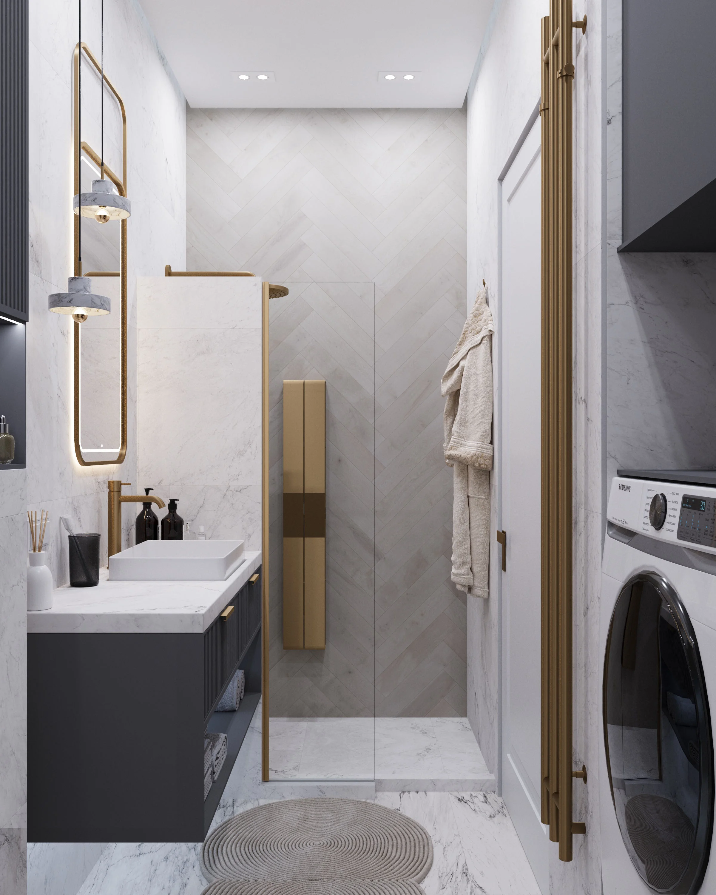 Квартира на Театральной 103 - санузел 3